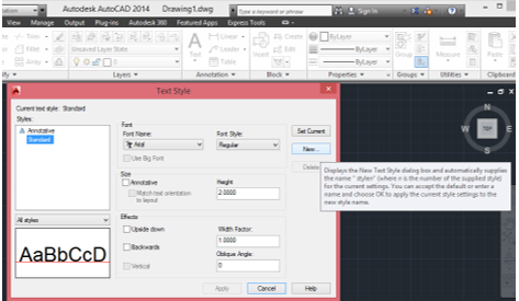 How to create multiline style in autocad for mac